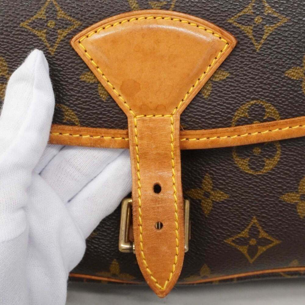 LOUIS VUITTON Brown Monogram Shoulder Bag - Picture 12 of 13
